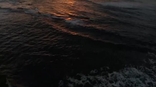 Drohnenschuss Sonnenuntergang Auf Hawaii — Stockvideo