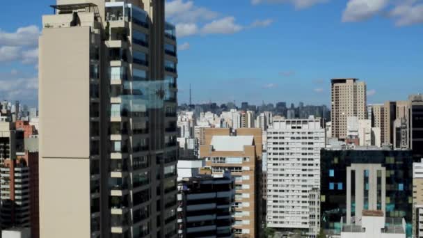 Prachtig Uitzicht Stad São Paulo Brazilië — Stockvideo