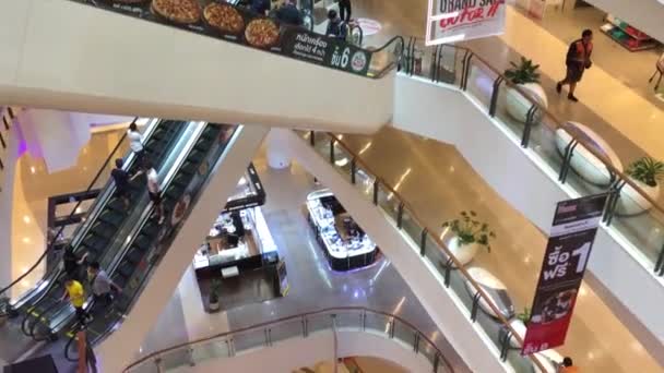 Central Praram9 Più Grande Centro Commerciale Del Quartiere Praram9 Visita — Video Stock