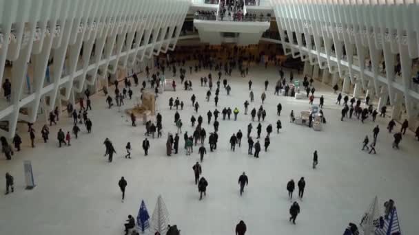 Oculus Memorial Nyc Hari Rekaman — Stok Video