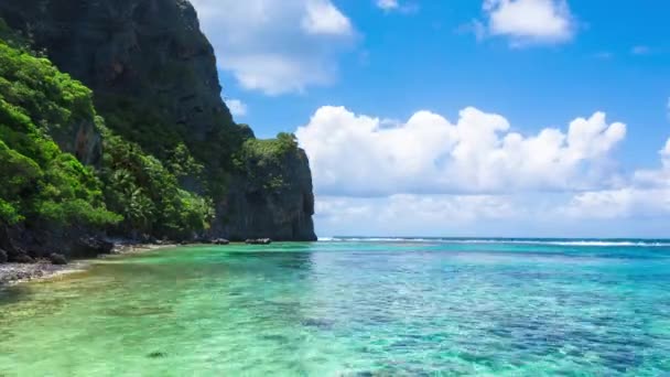 Timelapse Playa Fronton Dominicaanse Republiek — Stockvideo