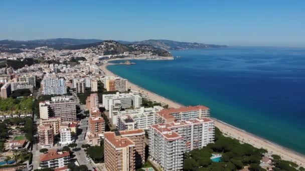 Drone Schot Barcelona Spanje — Stockvideo