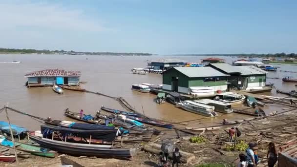 Amazonfloden Och Amazonskogen Brasilien — Stockvideo