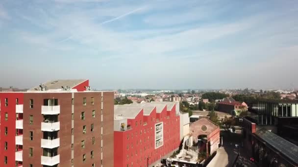 Una Multitud Reunida Comienzo Del Distinguido Paseo Caballeros Gante Bélgica — Vídeo de stock