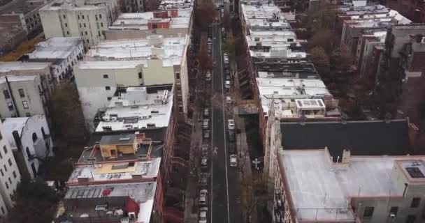 Fly Harlem Rooftops — Stock Video