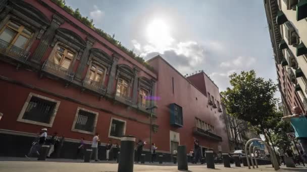 Time Lapse Downtown Mexico City — Stock Video