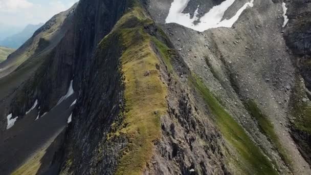 Mountain Ridge Szwajcarii — Wideo stockowe