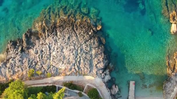 Plage Rocheuse Croatie — Video