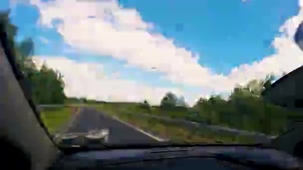 아일랜드 도로에 차에서 미터기 이루고 — 비디오