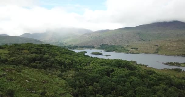 Its Lake Forest Killarney Land Magic Ialand Юго Западе Ирландии — стоковое видео