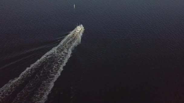 Barco Pesca Florda — Vídeo de stock