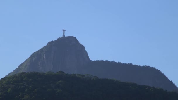 Christ Redeemer Rio Janeiro Brazil — Stock Video