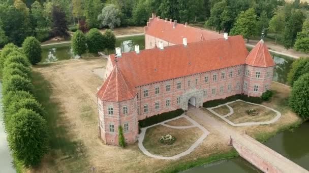 Dies Ist Ein Schloss Dem Sich Der König Von Dänemark — Stockvideo