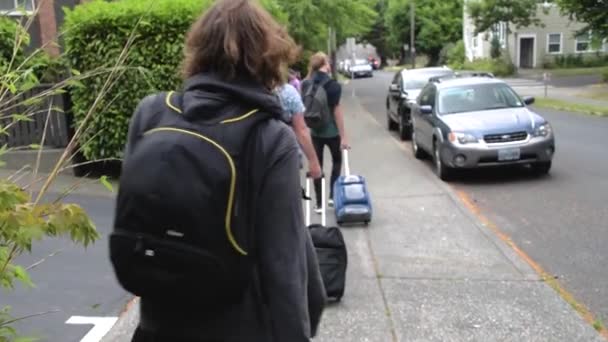 Rodzinny Wyjazd Wakacje Seattle — Wideo stockowe
