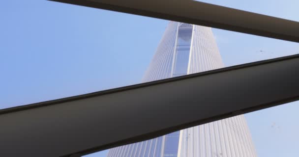 Edifício Mais Alto Coreia Nome Torre Lotte — Vídeo de Stock