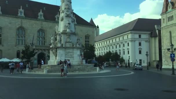 Hungary Deki Buda Kalesi — Stok video