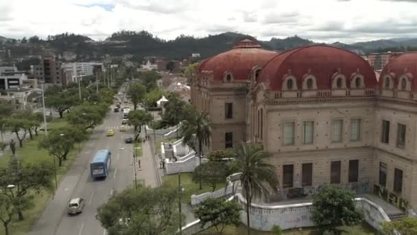 Time lapse of Benigno Malo High School in Cuenca, Ecuador - Historic school was built in 1869 and is still an active school