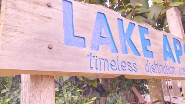 View Lake Apo Timeless — Stock Video