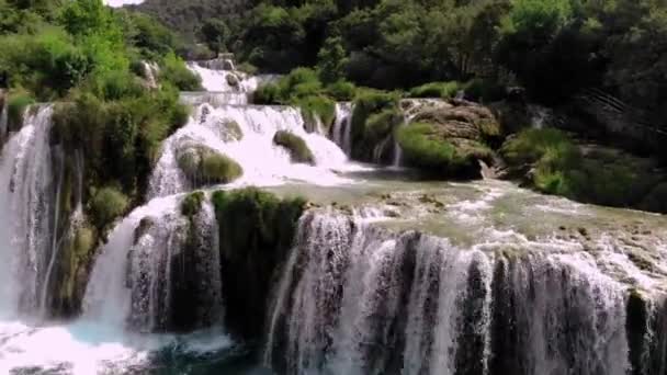 Cascada Krka Croacia — Vídeos de Stock