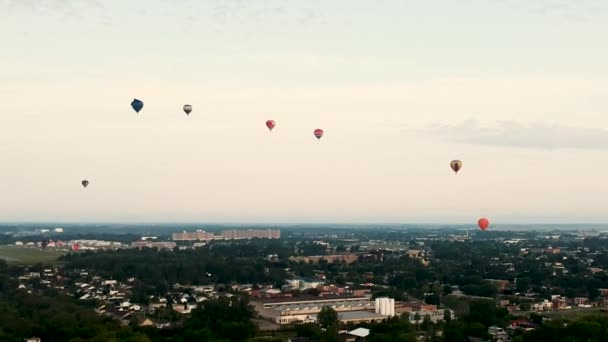 Vue Vol Ballon Avec Drone — Video