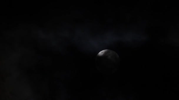 Materiał Wideo Lipca 2018 Krwawy Księżyc Wschodzący Niebie Widziany Rpa — Wideo stockowe