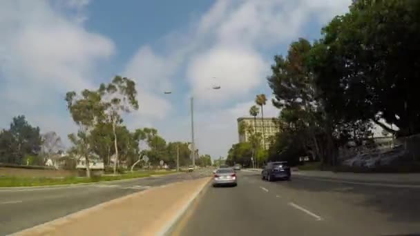 Jazda Przez Los Angeles Kalifiornia Letni Dzień Timelapse — Wideo stockowe