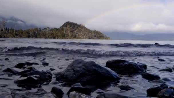 Вид Уровень Воды Новой Зеландии — стоковое видео