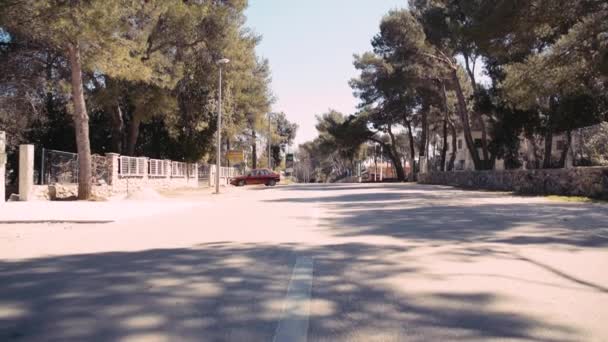 Lambat Gerak Klip Jalan Jalan Pakostane Kroasia — Stok Video