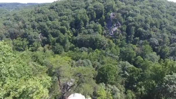 Flygbilder Tagna Vid Kilgore Falls Aktivitet Utomhus Och Vacker Natur — Stockvideo