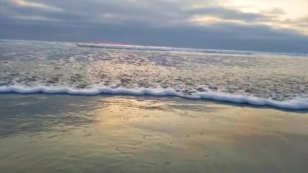 High Definition Zeitlupe Aus Aufnahmen Von Meerwasser Das Während Des — Stockvideo