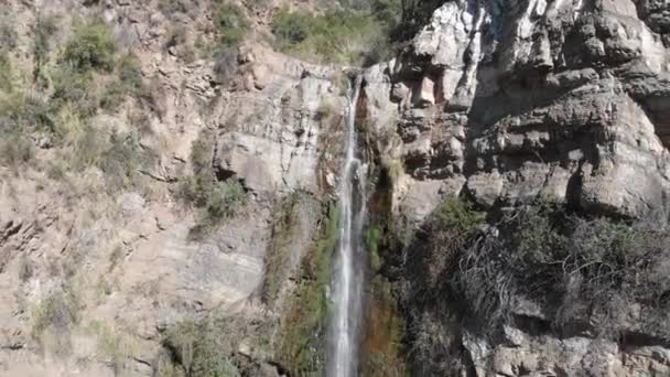 Anima Wasserfall Cajon Del Maipo — Stockvideo