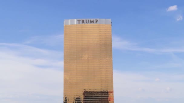 Trump International Hotel Las Vegas Timelapse Céu Nublado — Vídeo de Stock