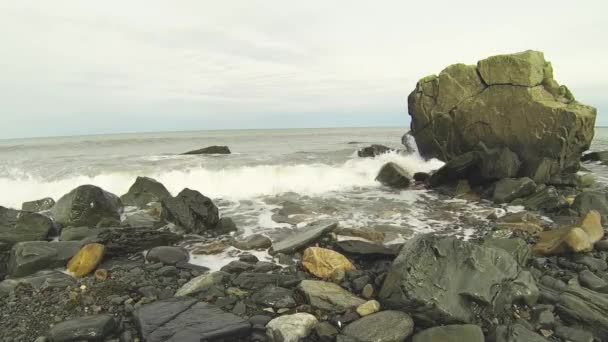 Ocean Bardzo Uspokajający Wpływ Duszę Człowieka — Wideo stockowe