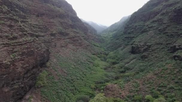 Vue Sur Drone Rocky Valley Hawaï — Video