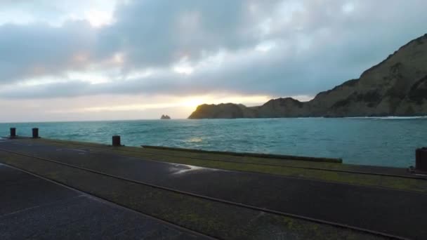 Zeitraffer Sonnenaufgang Neuseeland — Stockvideo