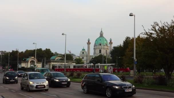 Viena Austria Momento Día Tiempo Filmación — Vídeos de Stock