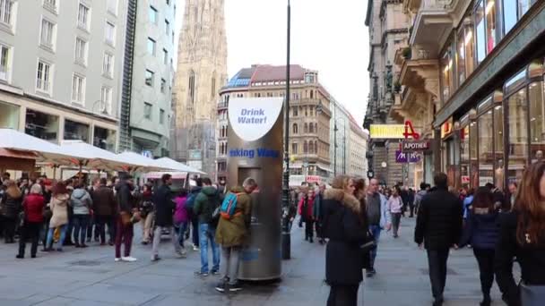 Centro Cidade Viena Momento — Vídeo de Stock