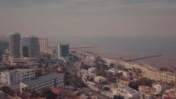 Miramar Plajı Maputo Gündüz Vakti — Stok video