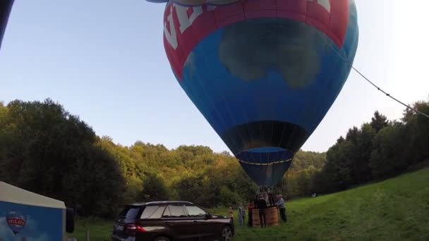 Uma Turnê Balão Começar — Vídeo de Stock