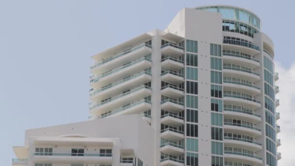 Μαϊάμι Beach Κτίριο Στο Παρασκήνιο — Αρχείο Βίντεο