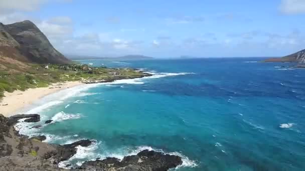 Makapuu Aussichtspunkt Zeitraffer Waimanalo Hawaii — Stockvideo