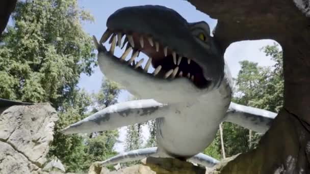 Grands Dinosaures Dans Une Forêt — Video