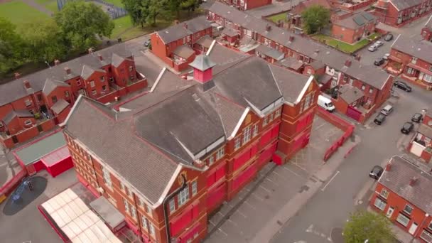 Foto Udara Dari Komunitas Brandwood Bolton Inggris — Stok Video