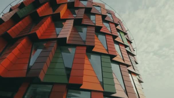 Chalmers Egyetem Kampuszán Található Csodálatos Modern Építészet Látványa Söprő Kilátás — Stock videók