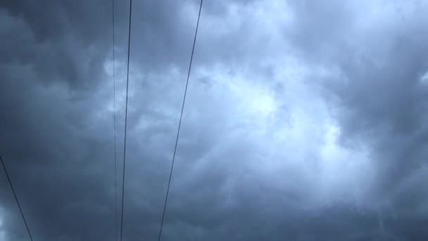 Lucht Erg Donker Humeurig Toch Zijn Wat Lichtere Onderdelen Maar — Stockvideo