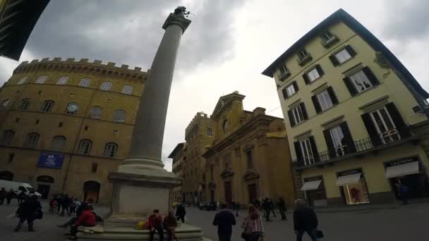 Momente Der Straße Von Florenz — Stockvideo