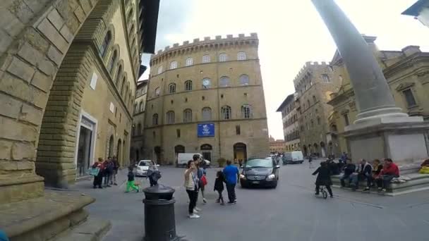 Momento Callejero Imágenes Del Día Florencia — Vídeos de Stock