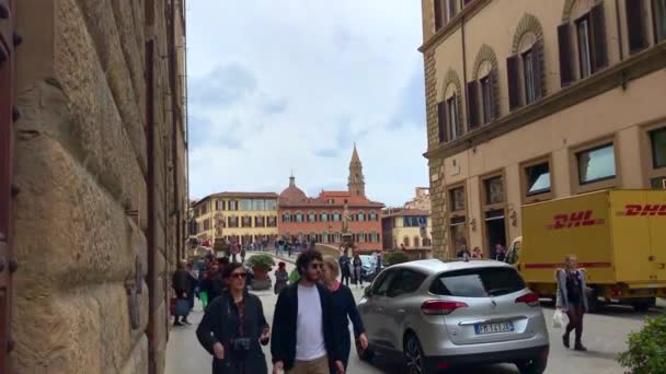 Die Straßen von Florenz Momente des Tages Filmmaterial