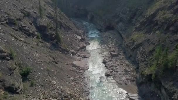 Canyon Nordegg Alberta — Stockvideo