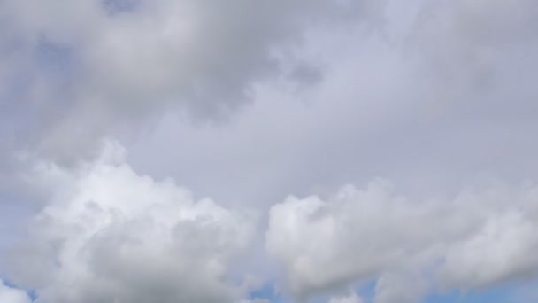 Tijdsverloop Van Wolken Een Regenachtige Dag — Stockvideo